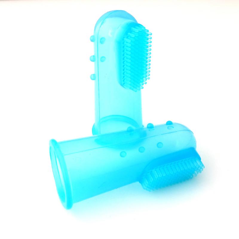 Silicone Pet Finger Toothbrush – Gentle Dental Care for Dogs & Cats