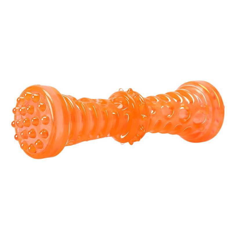 Large Rubber Dog Bone Toy – Bite-Resistant Squeaky Chew Toy