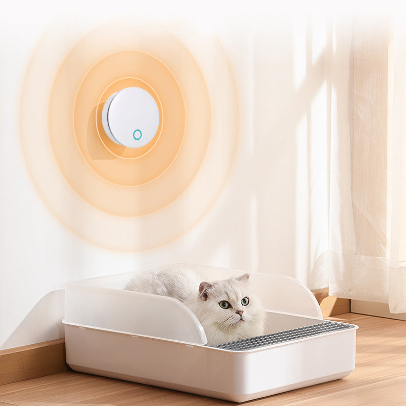 Smart Pet Odor Eliminator | Automatic Deodorizer for Cat Litter Boxes & Pet Areas