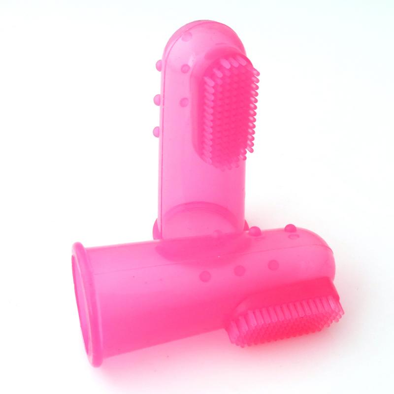 Silicone Pet Finger Toothbrush – Gentle Dental Care for Dogs & Cats