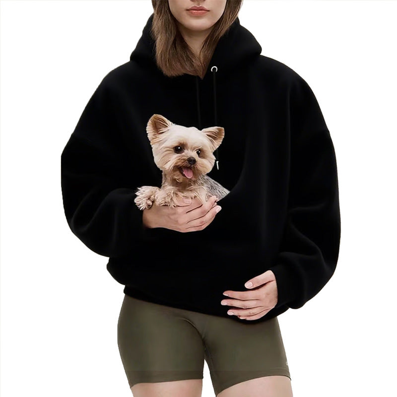 Cozy Pet Carrier Hoodie