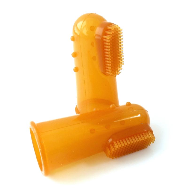 Silicone Pet Finger Toothbrush – Gentle Dental Care for Dogs & Cats