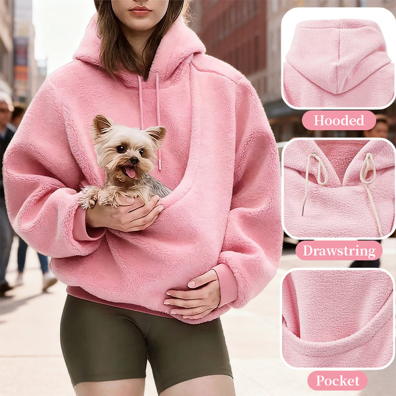 Cozy Pet Carrier Hoodie