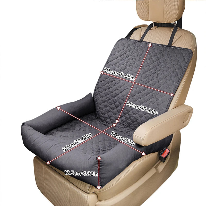 Waterproof Pet Car Seat Cover & Travel Nest (Small–Medium Pets)