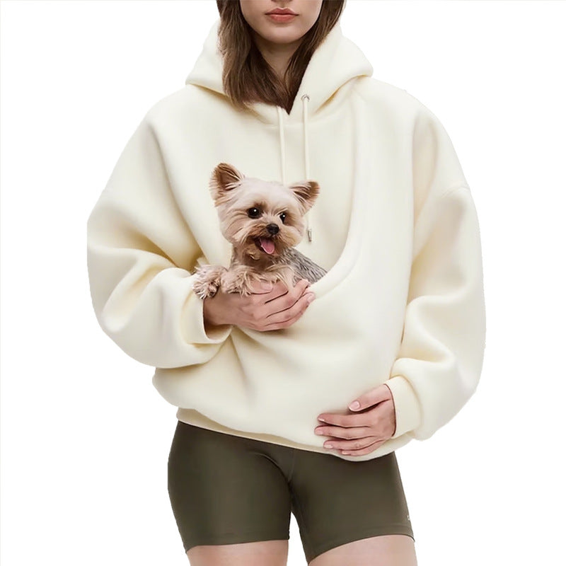 Cozy Pet Carrier Hoodie