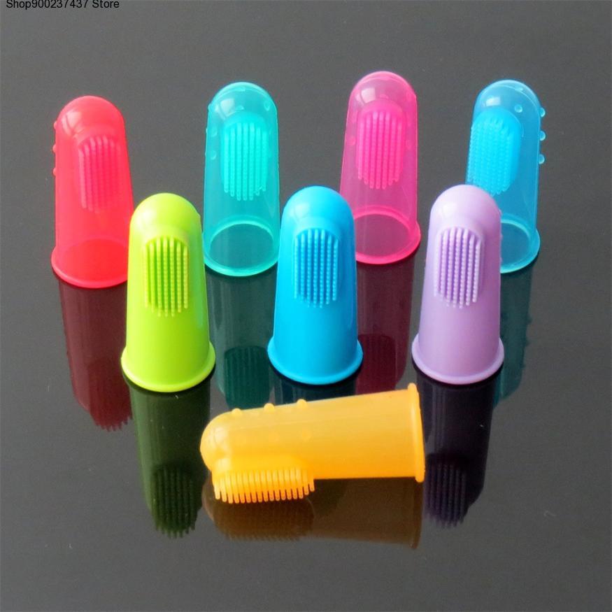 Silicone Pet Finger Toothbrush – Gentle Dental Care for Dogs & Cats