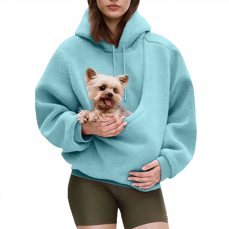 Cozy Pet Carrier Hoodie