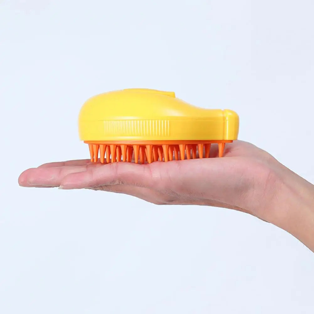 Steam Grooming Brush for Pets – Banana-Shaped Hair Removal Brush for Dogs & Cats