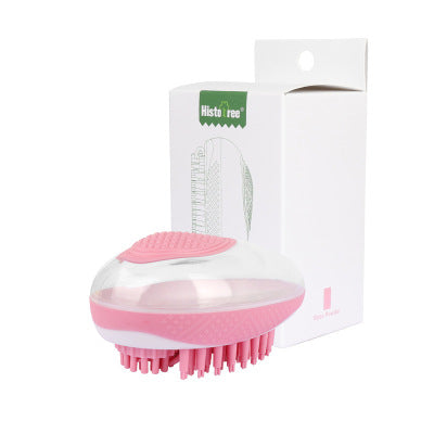 2-in-1 Silicone Pet Bath & Massage Brush for Dogs & Cats