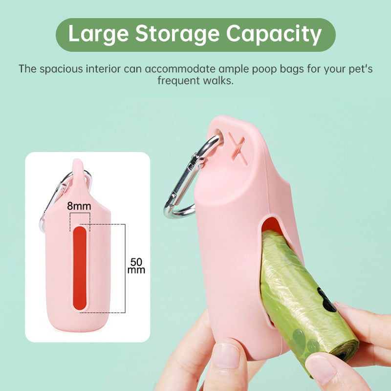Silicone Dog Waste Bag Holder – Portable & Durable