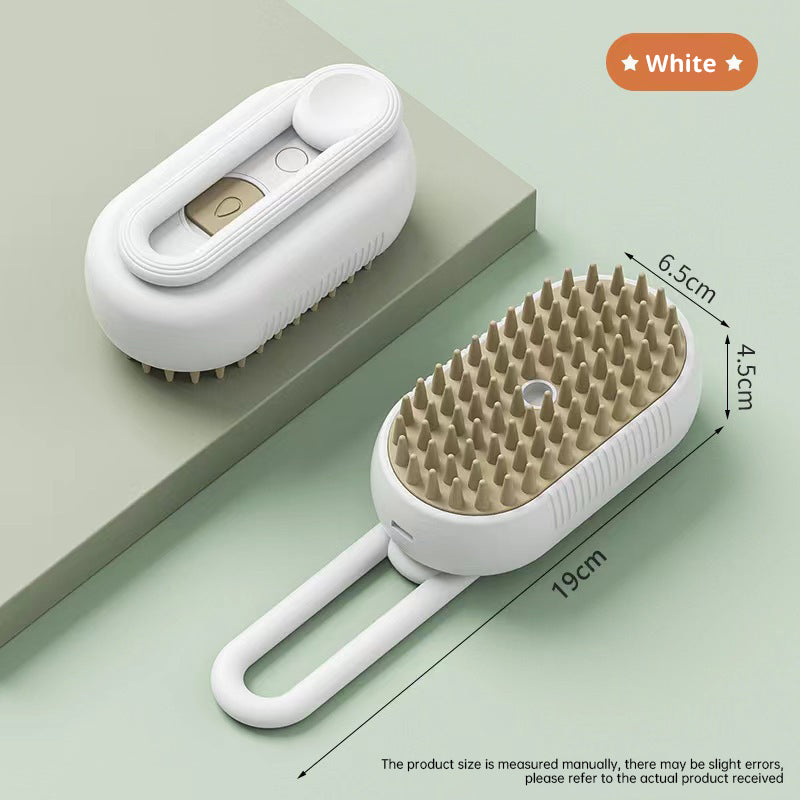 Pet Grooming Comb with Spray Mist – Gentle Massage & Fur Cleaning Tool