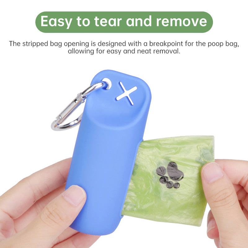 Silicone Dog Waste Bag Holder – Portable & Durable