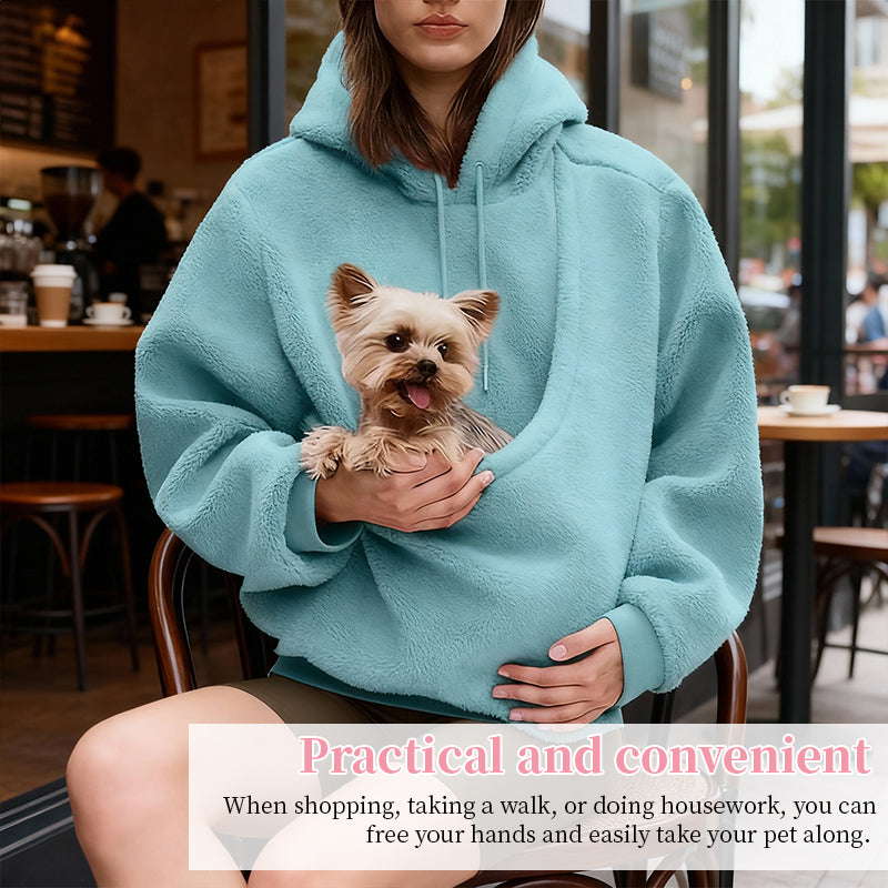 Cozy Pet Carrier Hoodie
