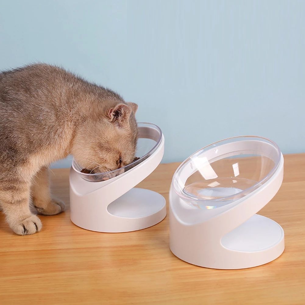 Ergonomic Pet Food Bowl – Sloped Design for Cats & Dogs