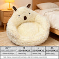 Winter Warm Semi-Enclosed Dog Bed – Washable Pet Pad