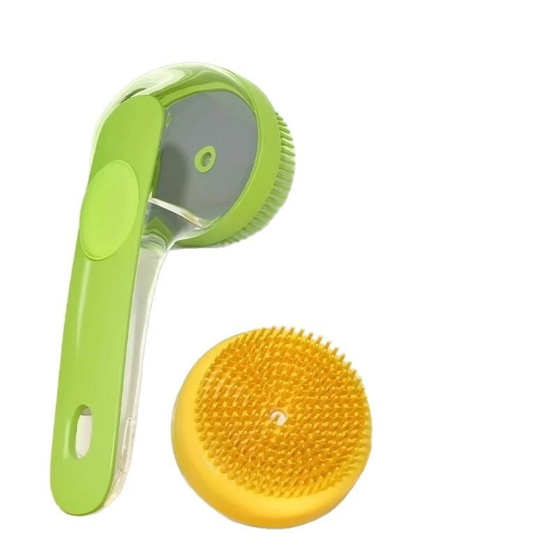 Silicone Pet Bath & Massage Brush for Dogs & Cats