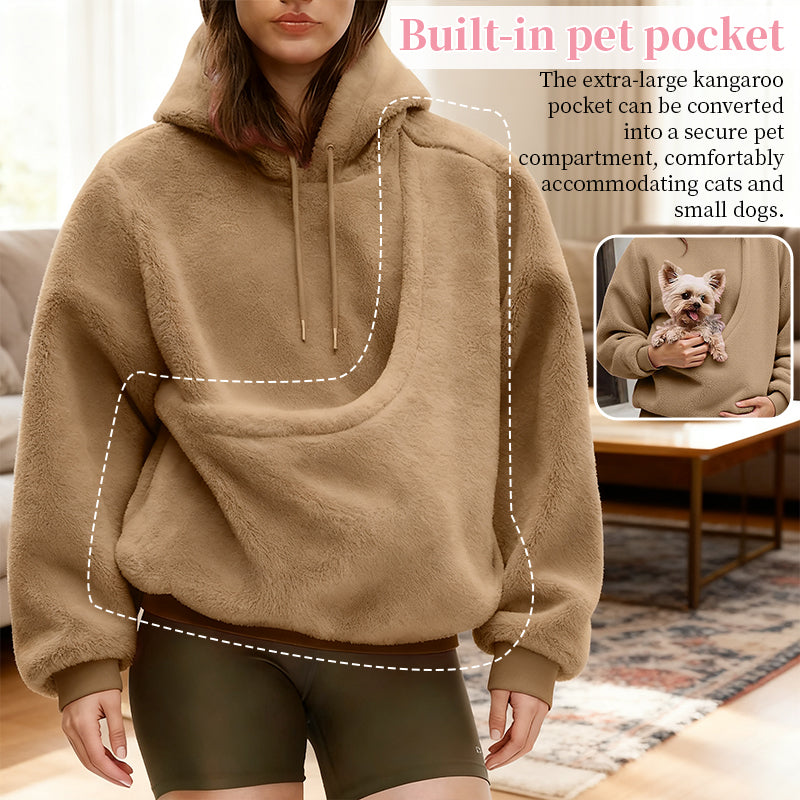 Cozy Pet Carrier Hoodie