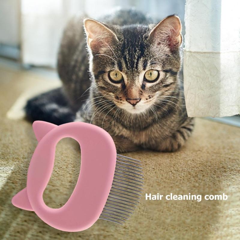 Pet Deshedding Massage Comb – Dog & Cat Grooming Brush