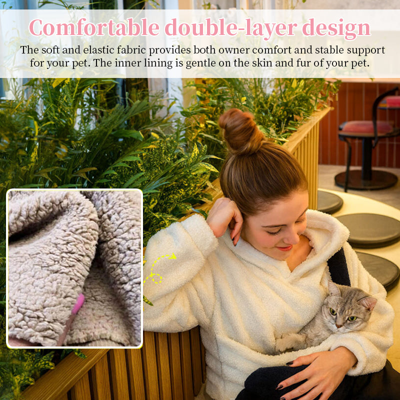Cozy Pet Carrier Hoodie