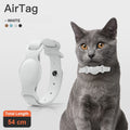 Leather AirTag Pet Collar – Adjustable Dog & Cat Collar with Built-in AirTag Case (Anti-Lost Design)