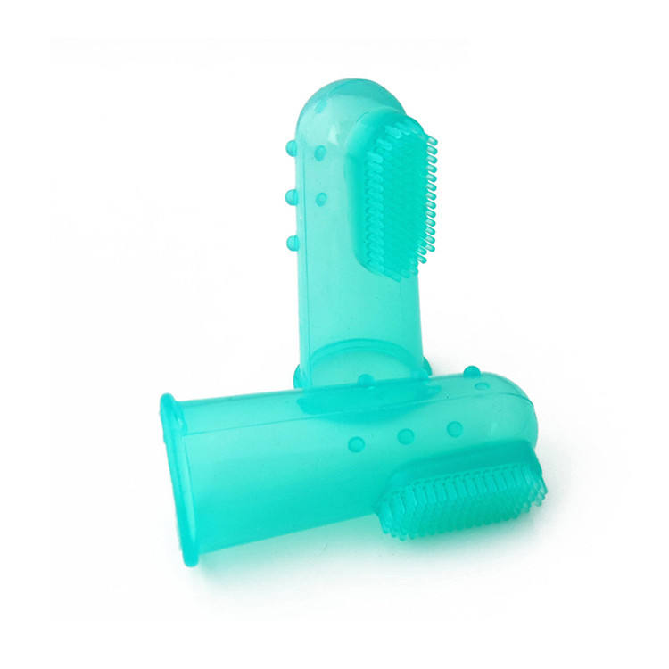 Silicone Pet Finger Toothbrush – Gentle Dental Care for Dogs & Cats
