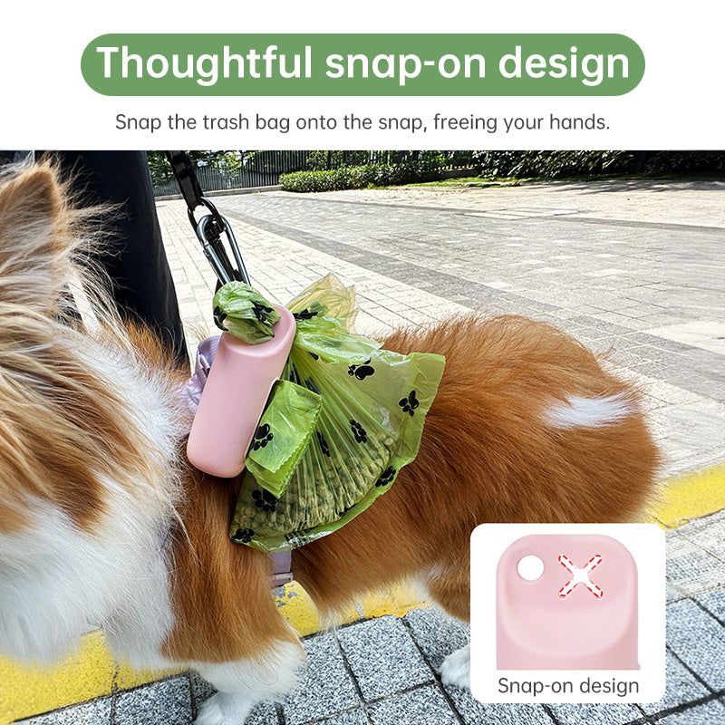 Silicone Dog Waste Bag Holder – Portable & Durable