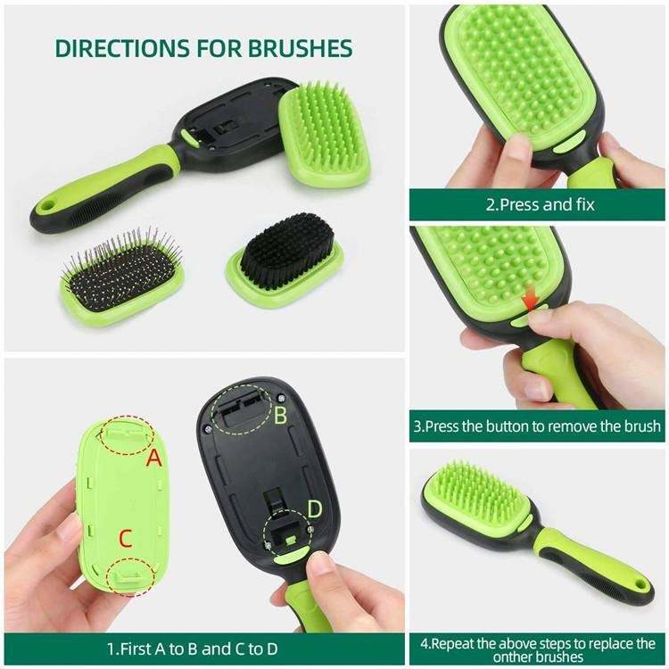 Professional Multi-Function Pet Comb Set – Grooming & Dematting Tools for Cats & Dogs