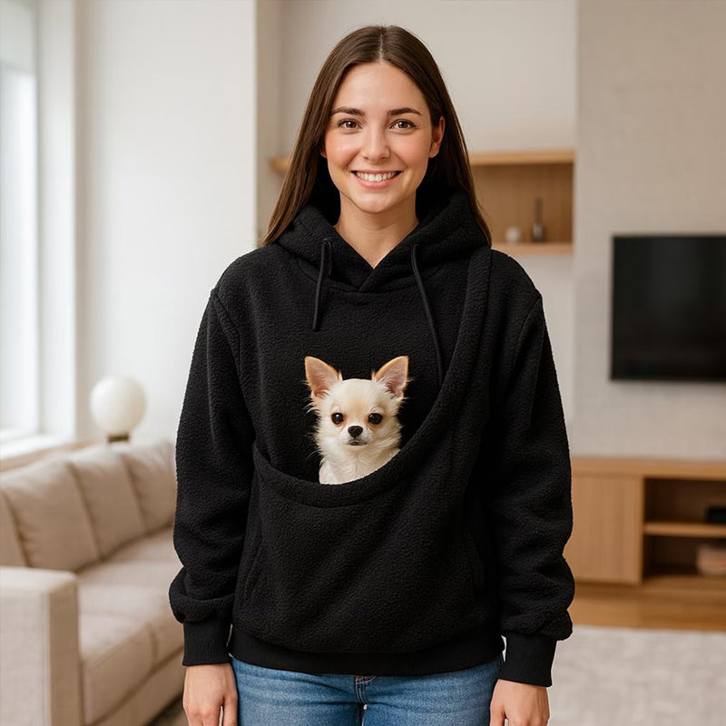 Cozy Pet Carrier Hoodie
