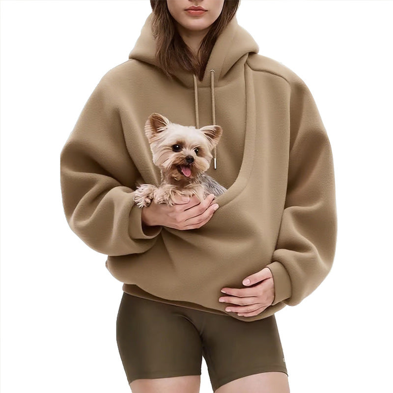 Cozy Pet Carrier Hoodie