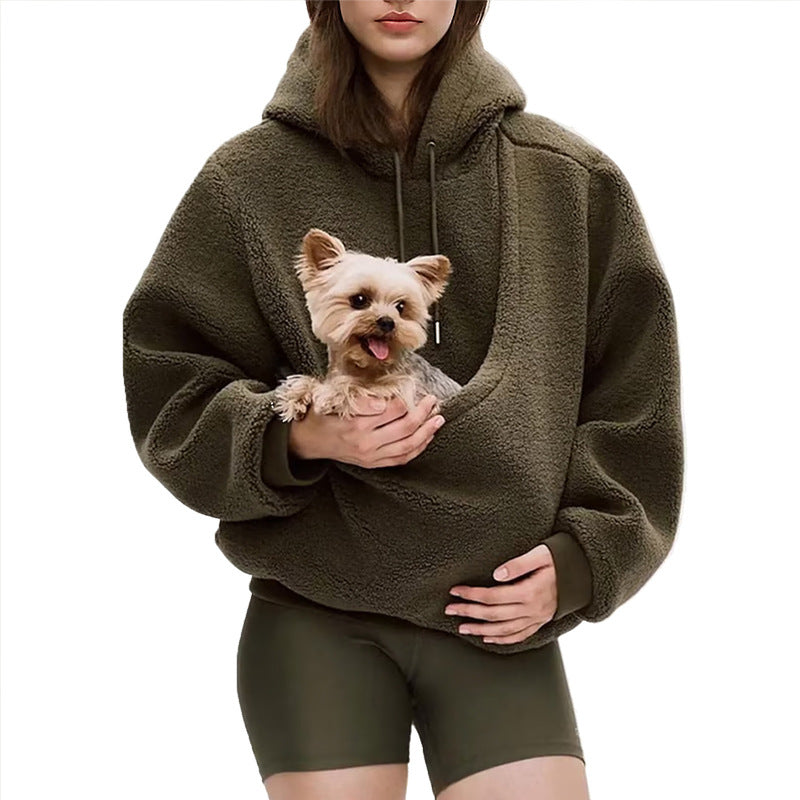 Cozy Pet Carrier Hoodie
