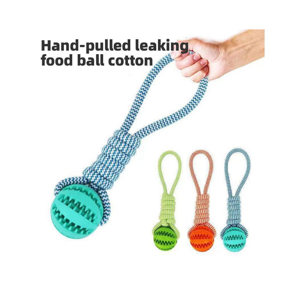 Rubber Treat Ball for Dog's – Chew & Teeth Cleaning Toy
